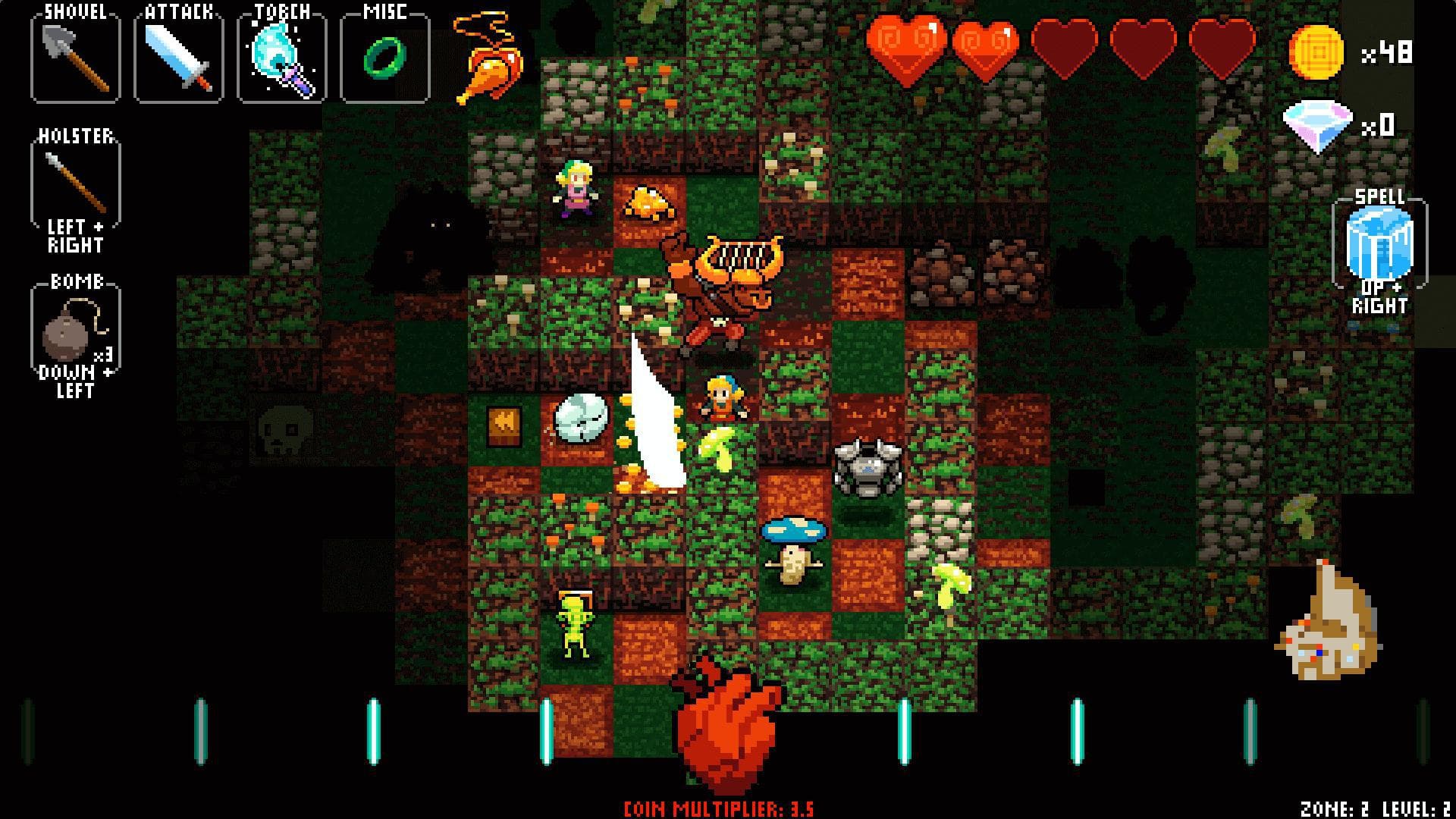 Crypt of the NecroDancer screenshot 1