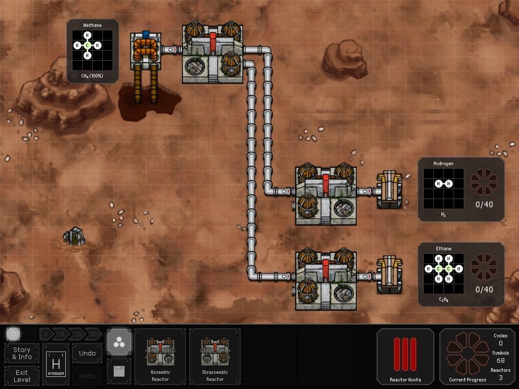 SpaceChem screenshot 1
